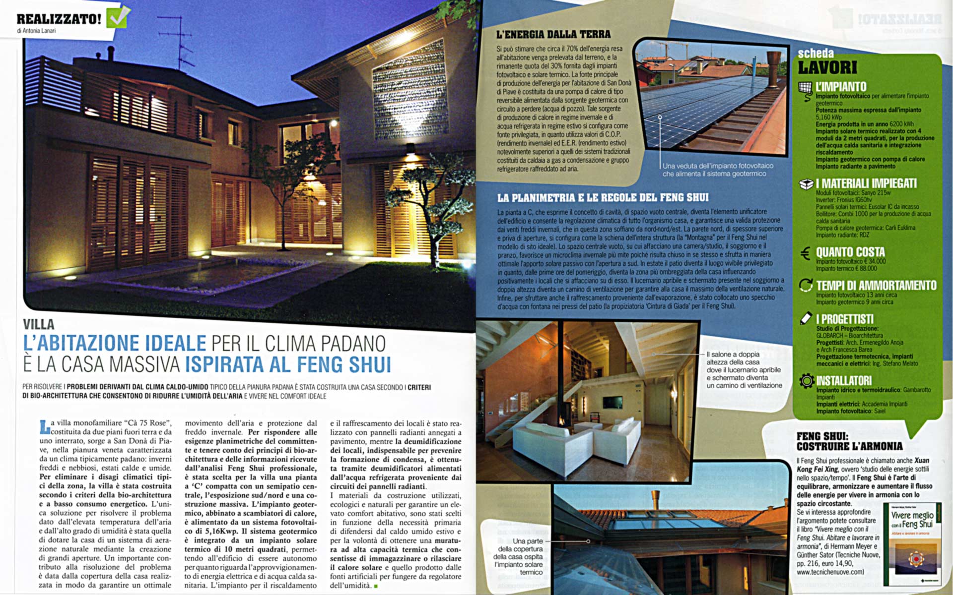 Abitazione ideale ispirata al Feng Shui - Articolo su 